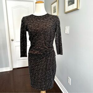 CLUB MONACO Abstract Print Jersey Knit Dress - Size 6